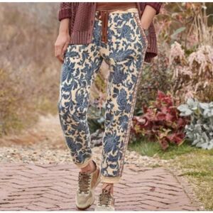 Sundance Women Medium Floral Pull On Boho Pants
